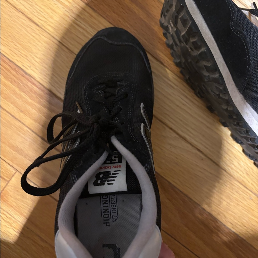 New Balance Black and White Athletic Shoes